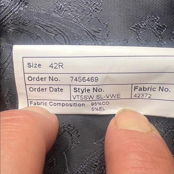 NWT JOE Joseph Abboud CUSTOM MADE Dusty Rose Slim Fit Suit Vest - Pink Size 42R - Picture 13 of 16